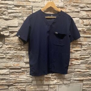 Figs Women’s Technical Collection  Catarina Scrub  Top, Color  Blue, Size M